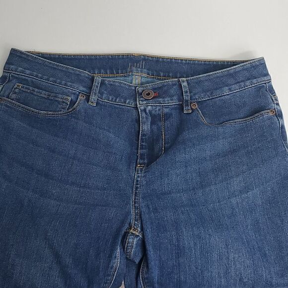 J. Jill Authentic Fit Slim Boot Cut Stretch Jeans Size 4 - Picture 3 of 12